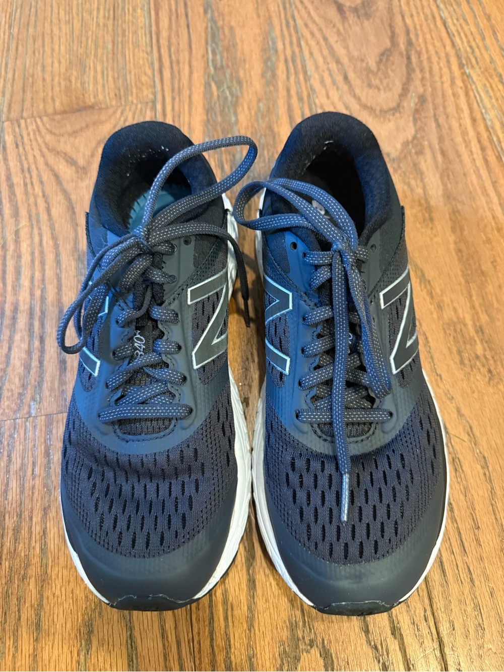 New Balance 840v4 Women’s 7.5 B Black Silver Running Walking Shoes W840BK4